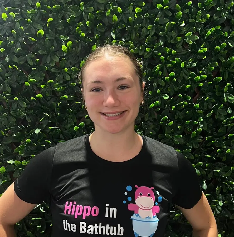 Coach Bronwen, swim coach at Hippo in the Bathtub