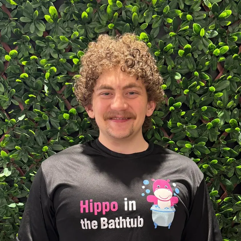 Coach Lucas, swim coach at Hippo in the Bathtub