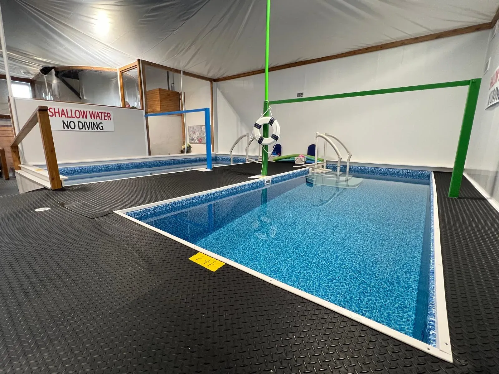 Salt-water pool area at the Hippo in the Bathtub Aquatic Centre in Nepean