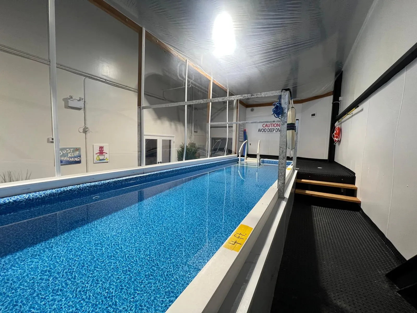 Salt-water pool area at the Hippo in the Bathtub Aquatic Centre in Nepean